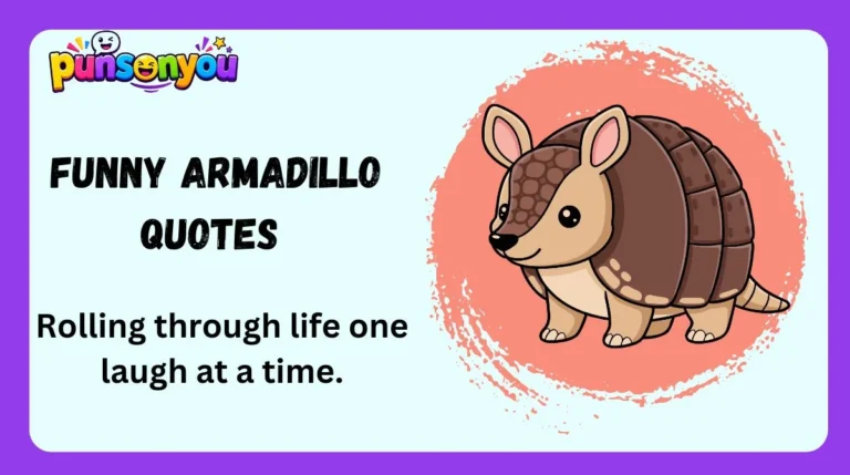 Funny Armadillo Quotes