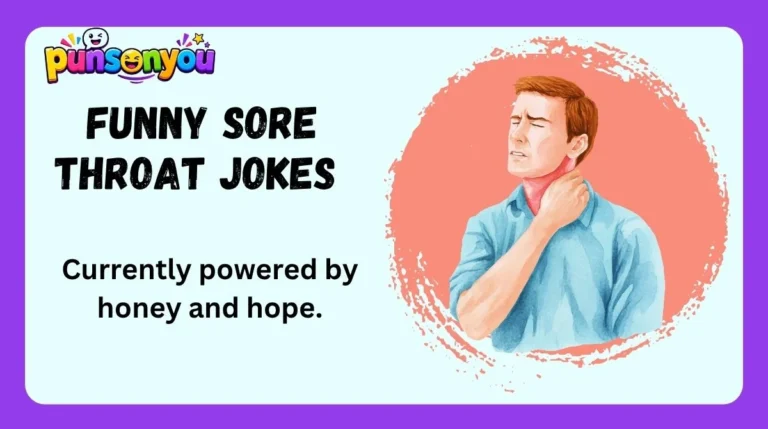 Funny Sore Throat Jokes