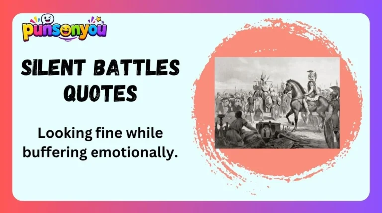 Silent Battles Quotes