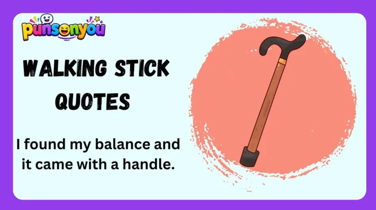 Walking Stick Quotes