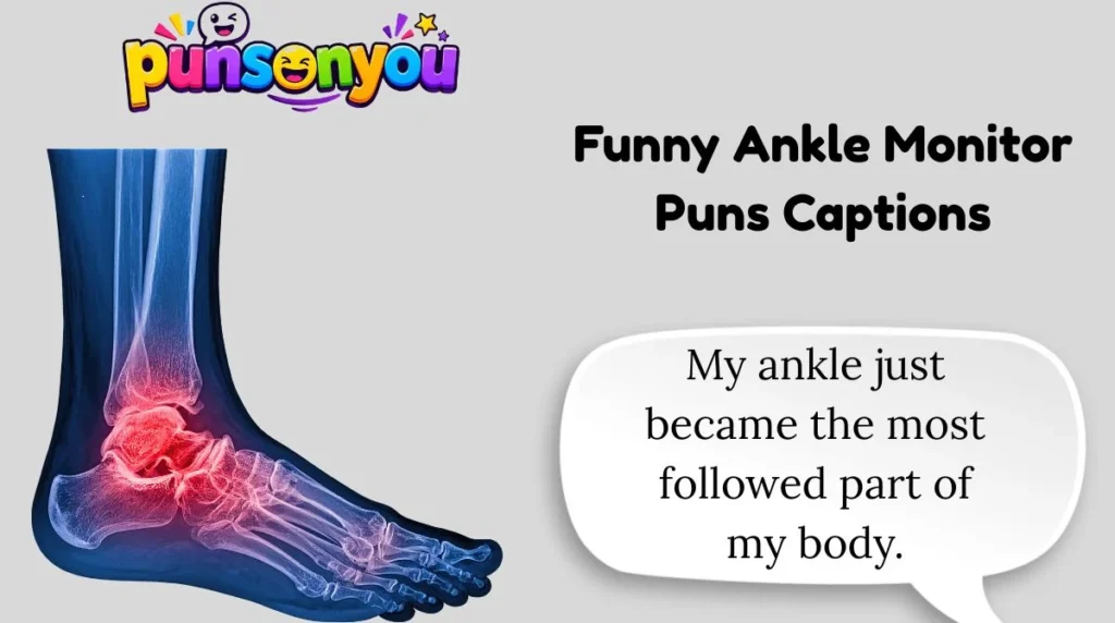 Funny Ankle Monitor Puns Captions