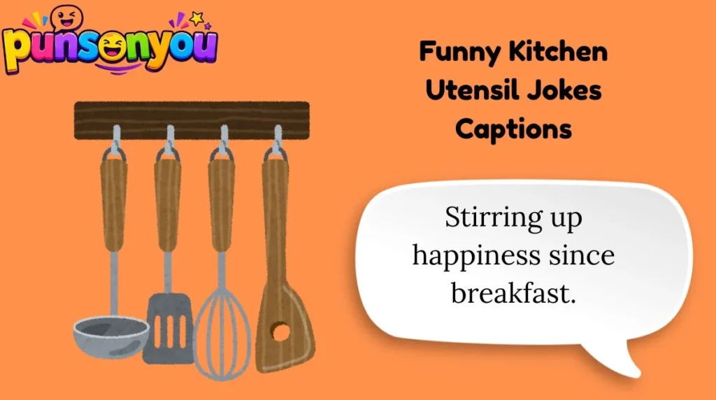 Funny Kitchen Utensil Jokes Captions