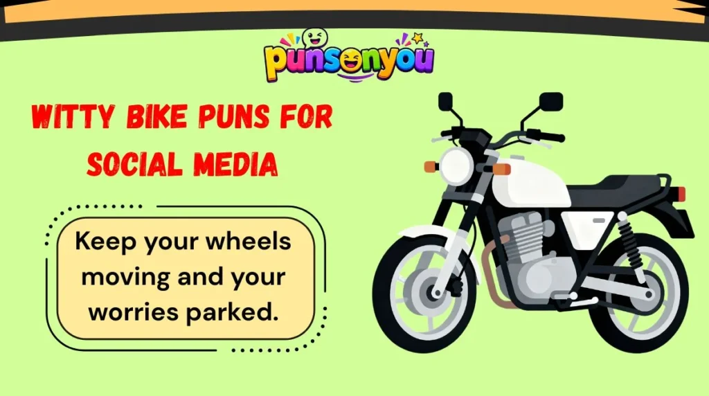 Witty Bike Puns for Social Media