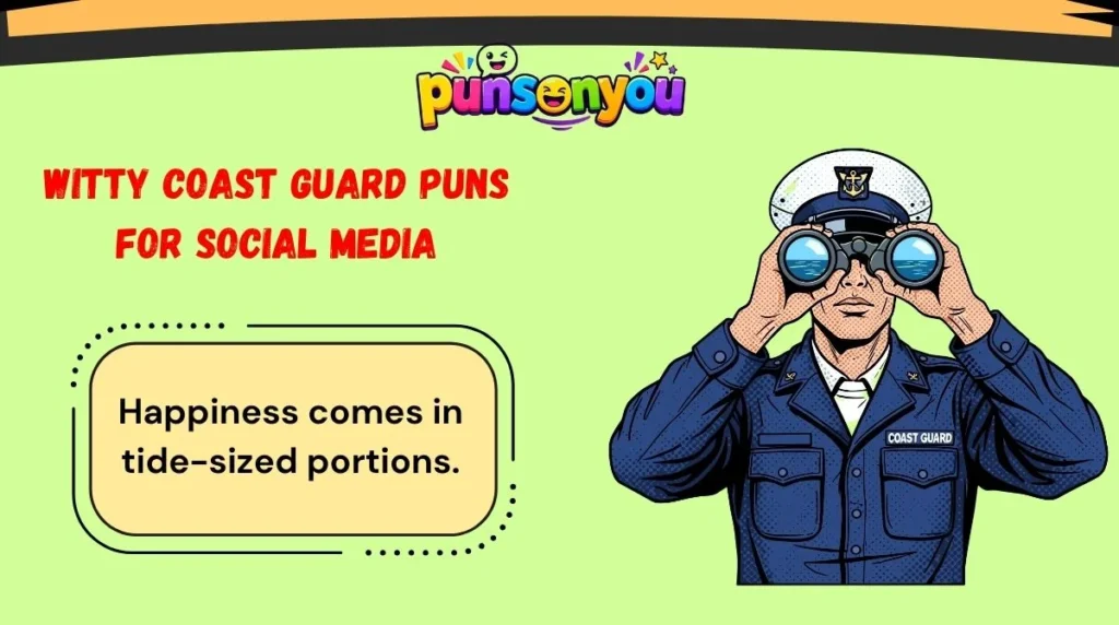 Witty Coast Guard Puns for Social Media