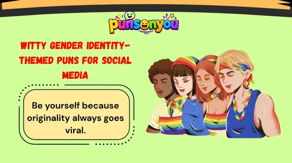 Witty Gender Identity-Themed Puns for Social Media