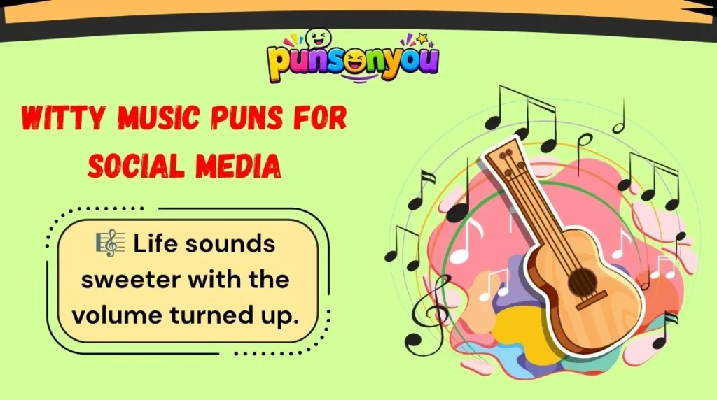 Witty Music Puns for Social Media