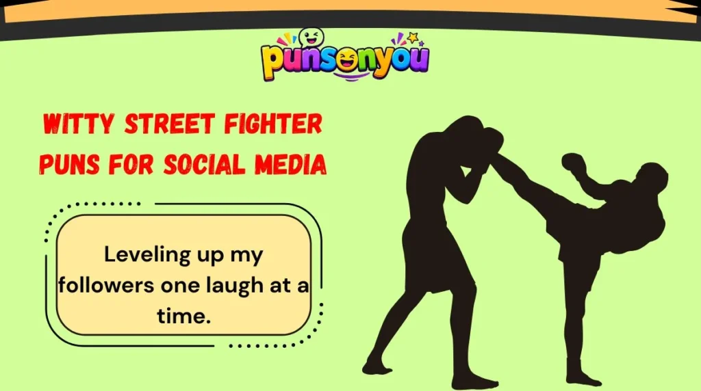 Witty Street Fighter Puns for Social Media