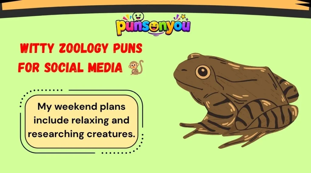 Witty Zoology Puns for Social Media 🐒