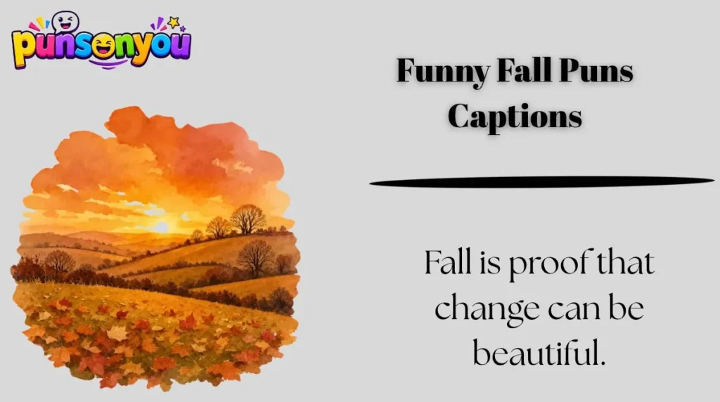 Funny Fall Puns Captions