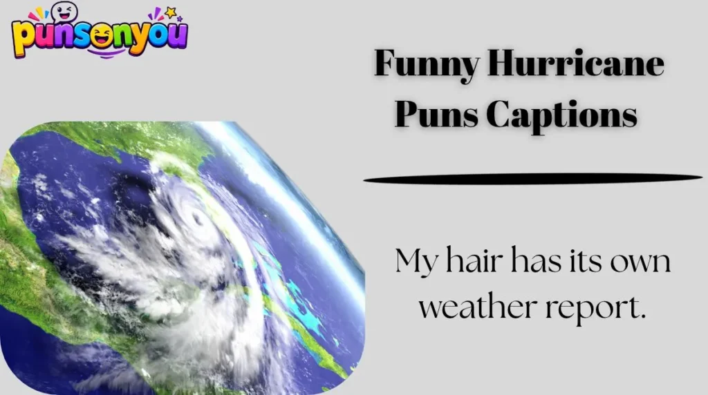 Funny Hurricane Puns Captions
