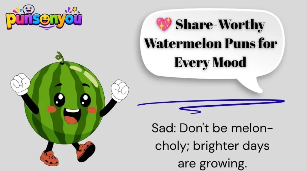 💖 Share-Worthy Watermelon Puns for Every Mood