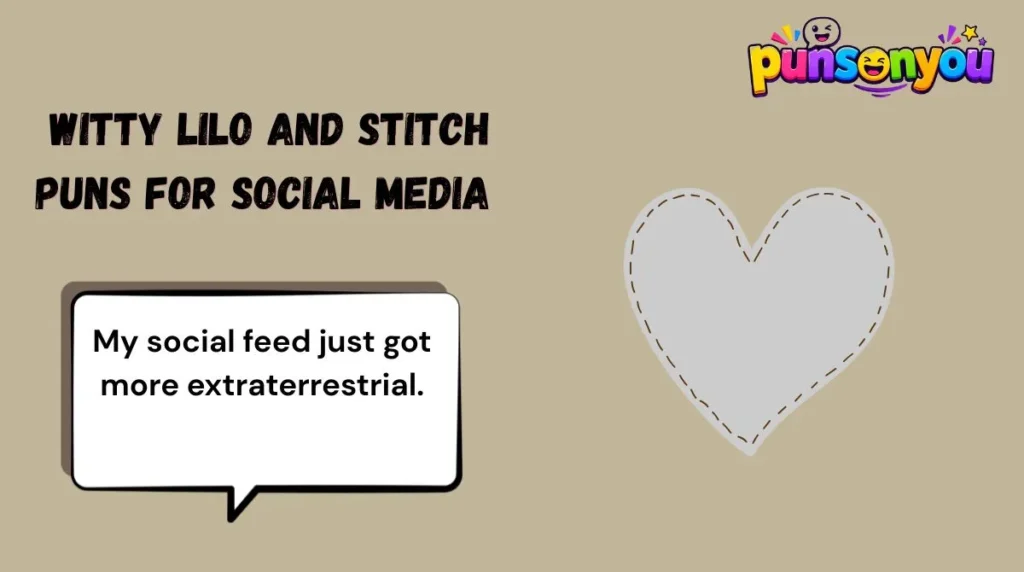 😎 Witty Lilo and Stitch Puns for Social Media