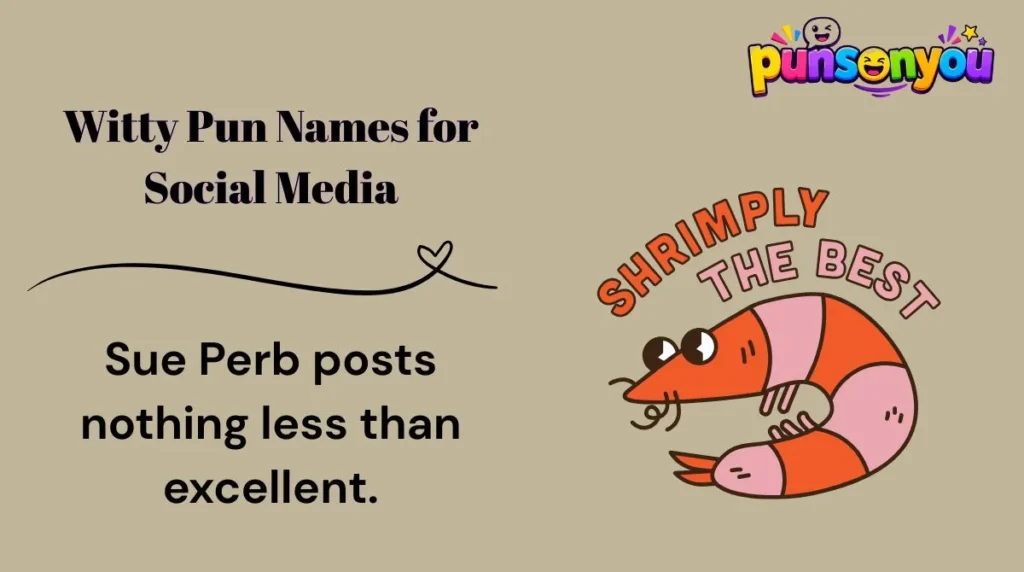 Witty Pun Names for Social Media