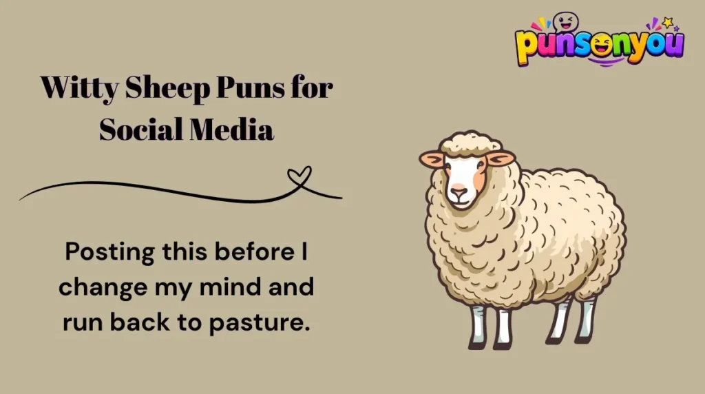 Witty Sheep Puns for Social Media
