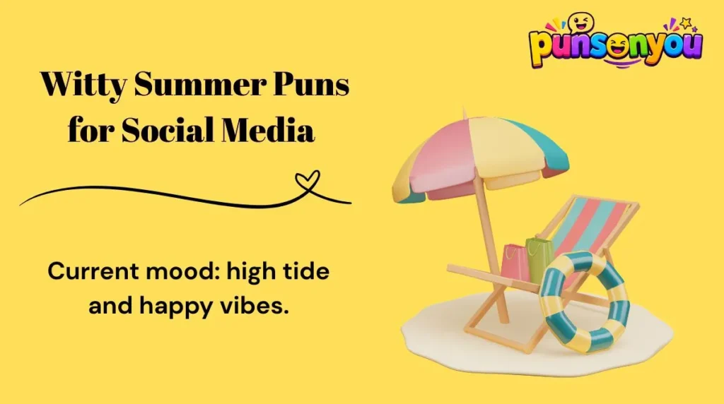 🌊 Witty Summer Puns for Social Media